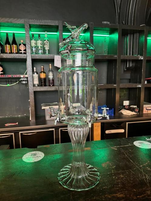 Fontaine à absinthe en verre 4 robinets, Antiek en Kunst, Curiosa en Brocante, Ophalen