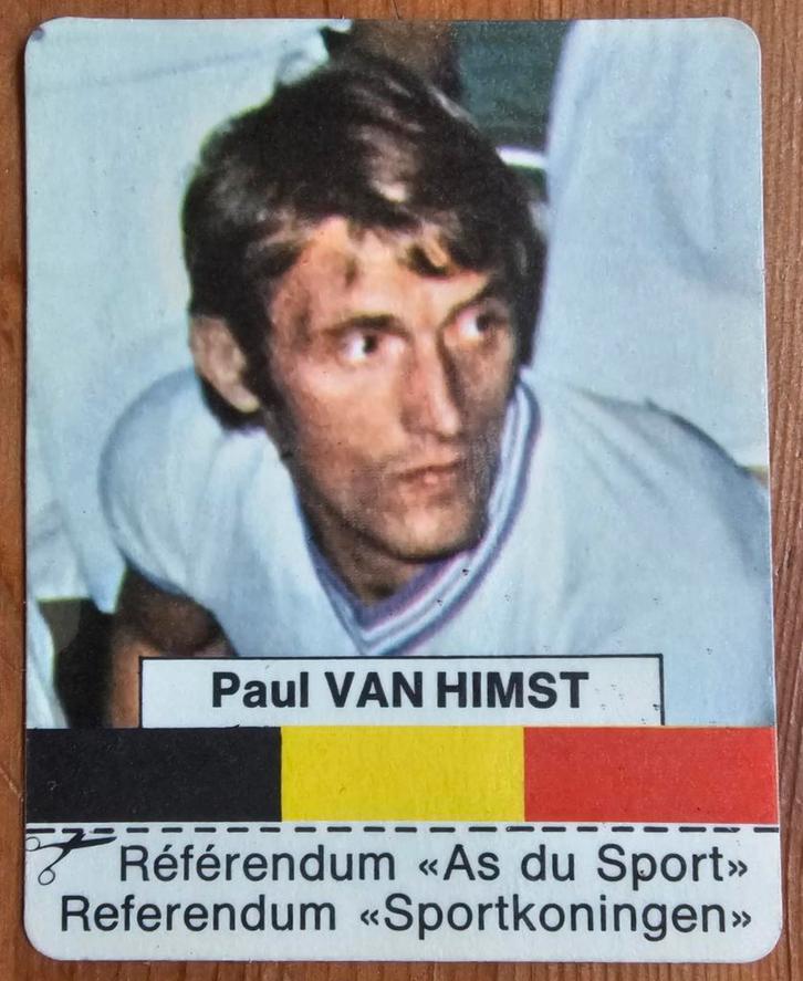 Tendermint Sportkoningen (pre panini) Paul Van Himst sticker, Hobby en Vrije tijd, Stickers en Plaatjes, Zo goed als nieuw, Sticker