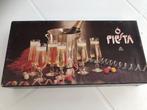 36 champagne glazen, Ophalen