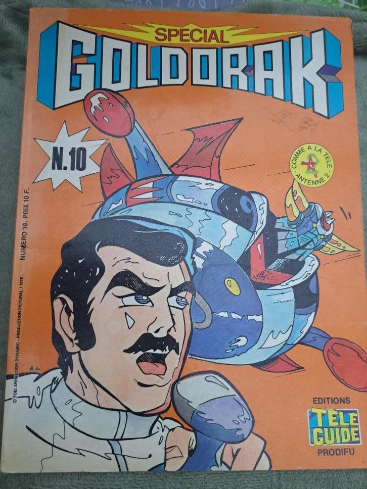GOLDORAK VINTAGE SPECIAL NR. 10 TELEGIDS TOEI 1978 A2, Boeken, Stripverhalen, Ophalen of Verzenden