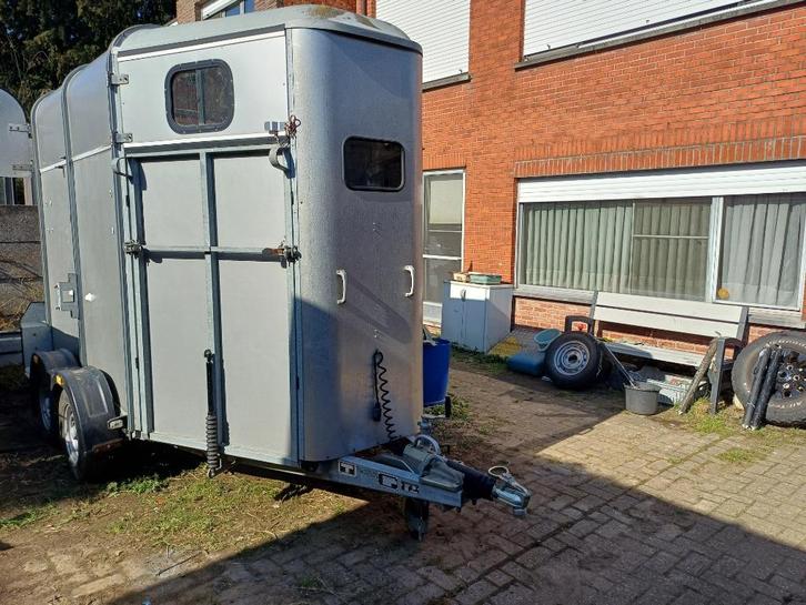 Paardenvan IforWilliams type HB505R/1, Dieren en Toebehoren, Paarden en Pony's | Trailers en Aanhangwagens, Gebruikt, 2-paards trailer