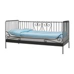 Ikea Meldal zwart metalen bed, Huis en Inrichting, Slaapkamer | Bedden, Ophalen, Gebruikt, 90 cm, Eenpersoons