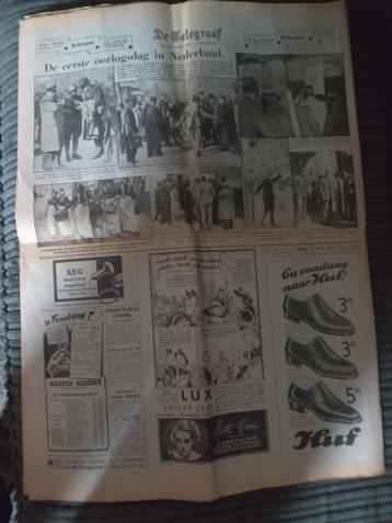 Telegraaf mei 1940  beschikbaar voor biedingen