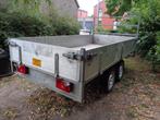 alu plateau aanhangwagen 307cm x 155cm id plaatje 750kg, Ophalen, Gebruikt