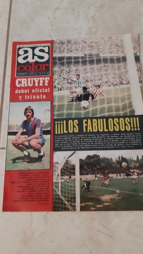 Spaans sport magazine Cruijff voetbal Merckx Wielrennen 1973, Verzamelen, Tijdschriften, Kranten en Knipsels, Tijdschrift, 1960 tot 1980