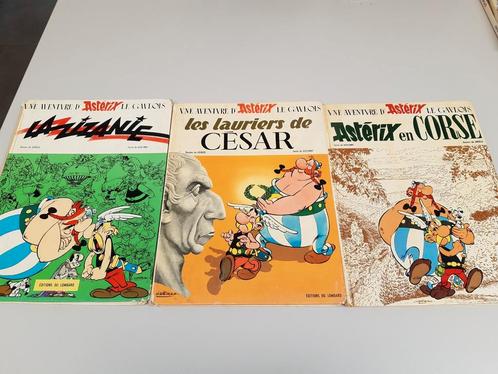 3 strips asterix (frans), Boeken, Stripverhalen, Gelezen, Meerdere stripboeken, Ophalen of Verzenden