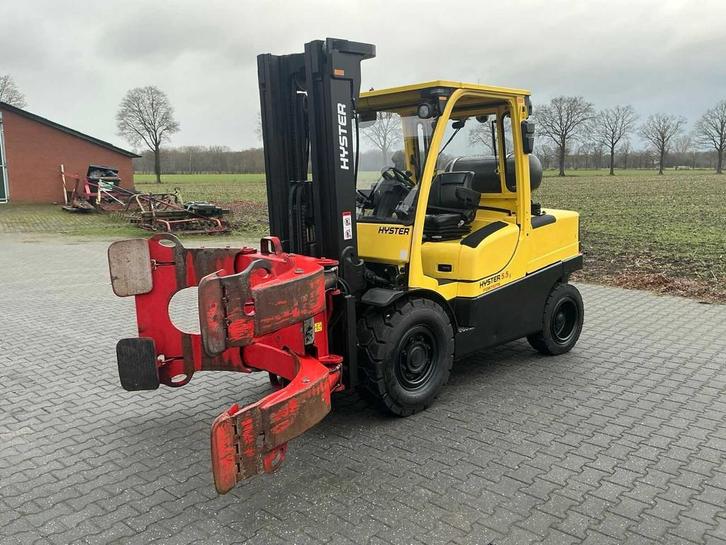 Chargeur élévateur Hyster H5.5 FT 2015 avec pince rotative, Articles professionnels, Machines & Construction | Chariots élévateurs & Transport interne