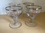 4 CHIMAY vintage bierglas, Verzamelen, Biermerken, Ophalen of Verzenden