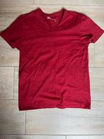 Basic T-shirt rood, van organisch katoen, Kleding | Heren, Ophalen, Maat 52/54 (L), Zo goed als nieuw, We