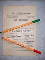 Ninove Denderwindeke 1925 toneel, Verzamelen, Posters, Ophalen of Verzenden