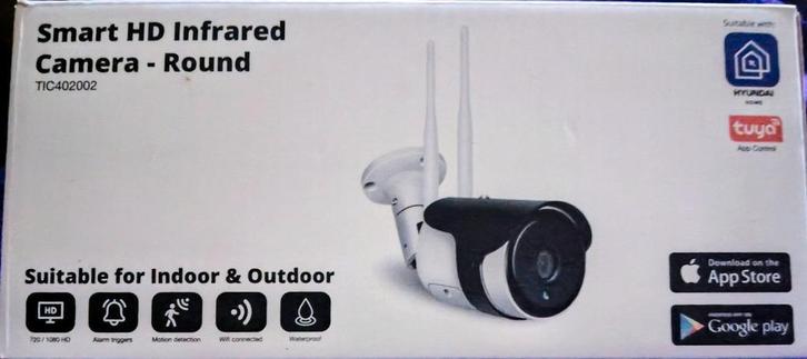 Smart HD Infrarood Camera Rond, Audio, Tv en Foto, Videobewaking, Nieuw, Buitencamera, Ophalen of Verzenden