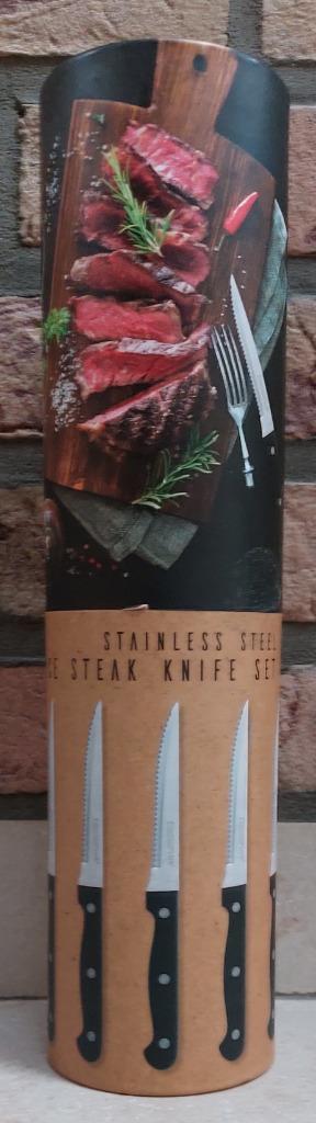 Nouveau - 8 couteaux à viande dans leur boîte d'origine, Maison & Meubles, Cuisine | Couverts, Neuf, Ensemble de couverts, Autres matériaux