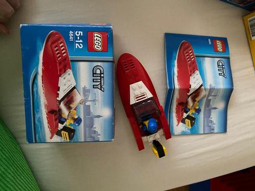 LEGO City Speedboot - 4641, Kinderen en Baby's, Speelgoed | Duplo en Lego, Zo goed als nieuw, Lego, Complete set, Ophalen of Verzenden