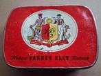 oude tabaksdoos VANDER ELST, Verzamelen, Merken en Reclamevoorwerpen, Ophalen of Verzenden, Gebruikt, Reclamebord