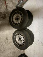 Jantes en toles avec des pneus hivers-neige, Autos : Pièces & Accessoires, Pneus & Jantes, 15 pouces, Pneus hiver, Pneu(s), Enlèvement