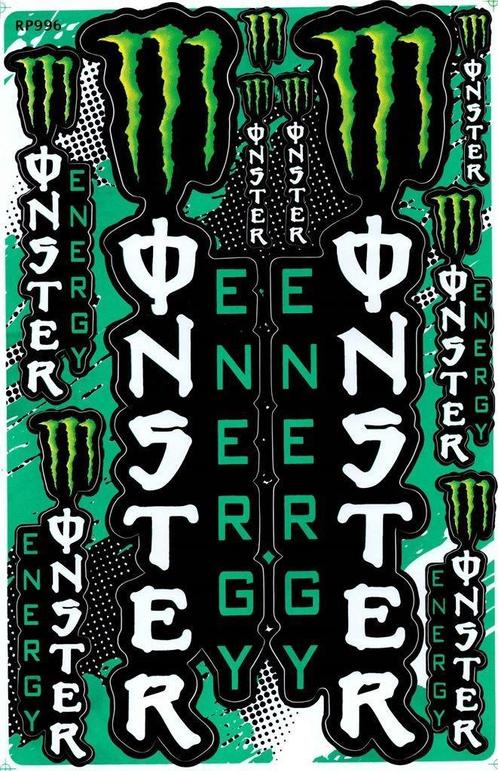 Monster Energy stickervel #10, Verzamelen, Stickers, Nieuw, Verzenden