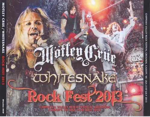 4 cd's - Motley Crue & Whitesnake - Live Rock Fest 2013, Cd's en Dvd's, Cd's | Hardrock en Metal, Nieuw in verpakking, Verzenden