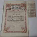 10 titres "Compagnie Russo-Belge de Produits Céramiques S.A", Action, Enlèvement ou Envoi, Avant 1920