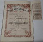 10 x Russisch-Belgisch bedrijf voor keramische producten S.A, Ophalen, Voor 1920, Aandeel
