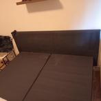 Zwarte boxspring 160, Huis en Inrichting, Slaapkamer | Boxsprings, Ophalen, Gebruikt, Zwart, Tweepersoons