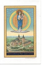 devotieprentje OLV Abdij Keizersberg Leuven, Ophalen of Verzenden, Kaart of Prent, Christendom | Katholiek