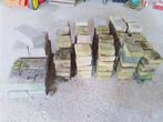 Vierkante (9.5 cm) stenen, een aantal standaard klinkers, Doe-het-zelf en Bouw, Ophalen, Gebruikt, Overige typen