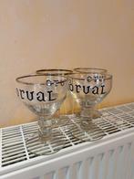 A vendre 4 verres orval, Gebruikt, Ophalen, Bierglas