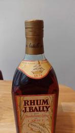 Bally rum 1970 french label rouge rhum, Collections, Vins, Comme neuf, Autres types, France, Enlèvement
