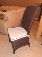 6 Chaises de salon marron home loom, Maison & Meubles, Chaises, Osier ou Rotin, Osier, Brun, Enlèvement