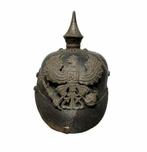 WW1 casque a pointe Ersatz M15 Allemand avec nom et régiment, Collections, Enlèvement ou Envoi