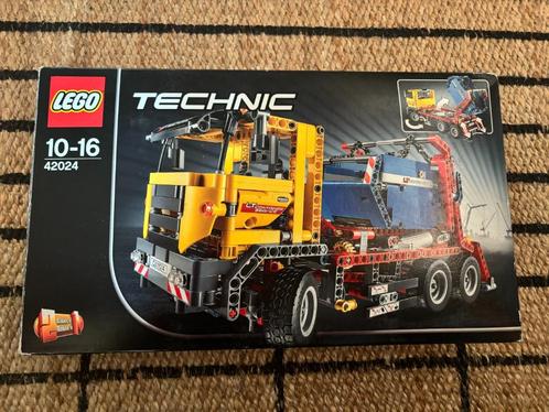 LEGO 42024 Technic:  container truck, Kinderen en Baby's, Speelgoed | Duplo en Lego, Gebruikt, Lego, Complete set, Ophalen of Verzenden