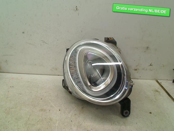 KOPLAMP RECHTS Fiat 500 (312) (01-2007/12-2012) (52088875), Auto-onderdelen, Verlichting, Fiat, Gebruikt