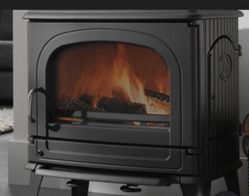 Grote moderne hout, multifuel kachel DRU 78MF in gietijzer. beschikbaar voor biedingen
