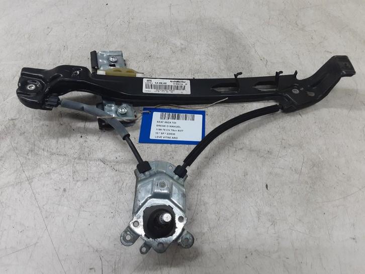 RAAMMECHANIEK RECHTS ACHTER Seat Ibiza ST (6J8) (6J8839462), Auto-onderdelen, Ruiten en Toebehoren, Seat, Gebruikt