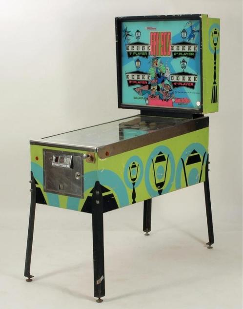 1970 Williams Gay 90's Pinball Machine, Collections, Machines | Flipper (jeu), Utilisé, Électronique, Williams, Enlèvement ou Envoi