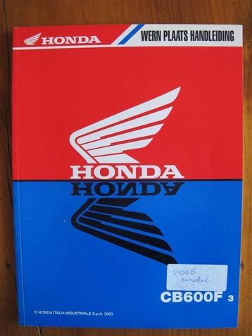 Documentatie 8B Honda workshop manual CB600F F3 hornet x