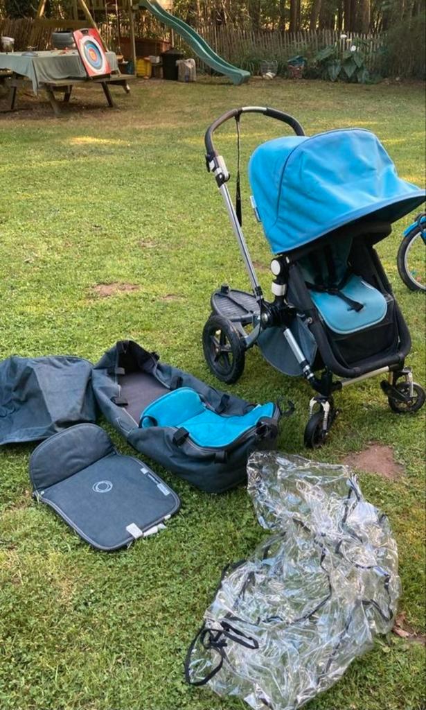 Bugaboo Cameleon kinderwagen met alle accessoires, Kinderen en Baby's, Kinderwagens en Combinaties, Zo goed als nieuw, Kinderwagen
