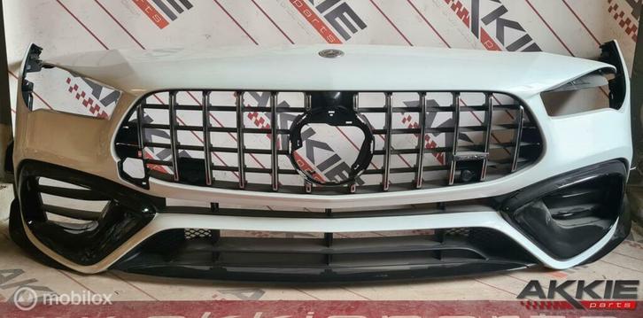 Mercedes Cla 45 AMG bumper earodynamika X118 C118 W118, Auto-onderdelen, Carrosserie, Bumper, Voor, Gebruikt, Ophalen of Verzenden