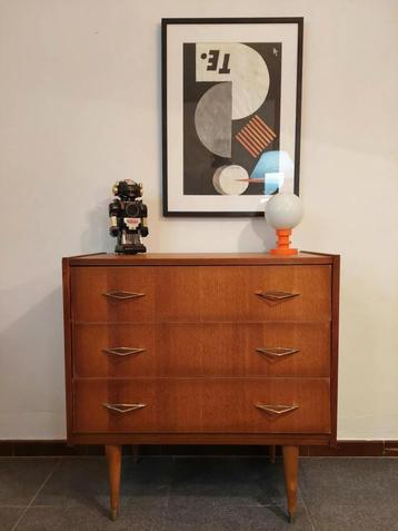 Mid-century ladekast, 1960s beschikbaar voor biedingen