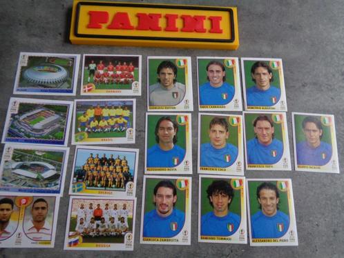 PANINI VOETBAL STICKERS WORLD CUP 2002   18X verschillende, Hobby en Vrije tijd, Stickers en Plaatjes, Verzenden