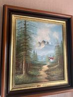 Quidousse schilderij natuur, Antiek en Kunst, Ophalen