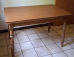 Eiken keukentafel en 4 stoelen, Ophalen