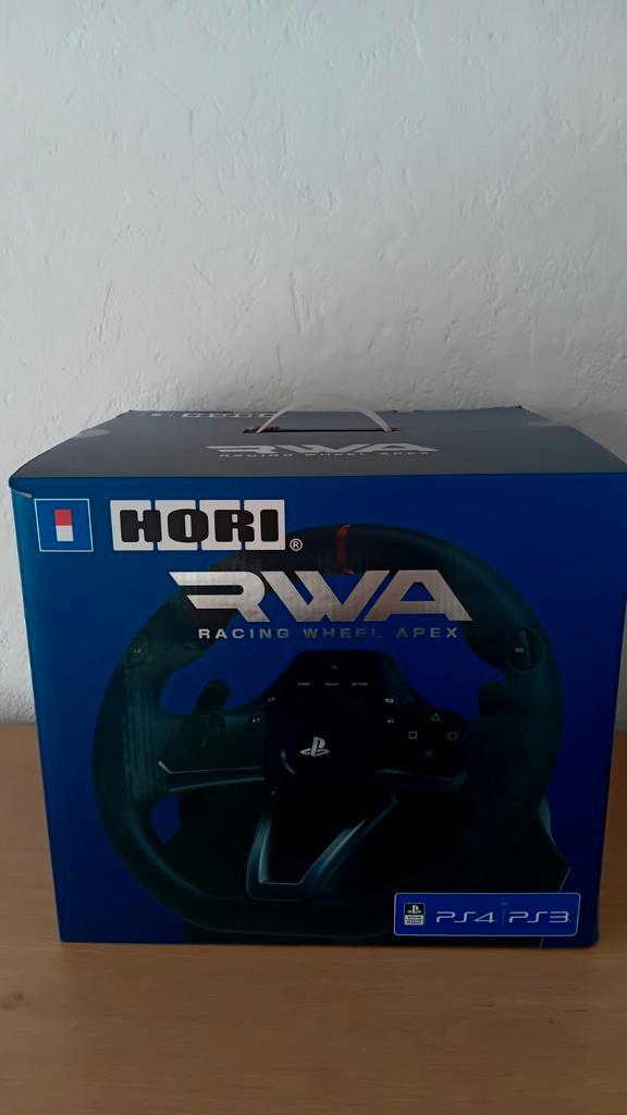 Hori Racing Wheel Apex RWA – PS4/PS3/PC – Nieuwstaat!, Games en Spelcomputers, Spelcomputers | Sony Consoles | Accessoires, Zo goed als nieuw