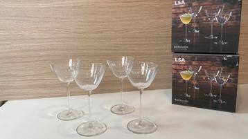 LSA - martini glazen 8 stuks beschikbaar voor biedingen