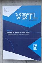 VBTL – Leerboek Analyse 1A: Reële functies Deel 1, ASO, Economie, Ophalen of Verzenden, Nieuw