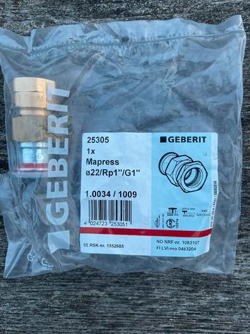 Geberit mapress koppelstukken, Enlèvement ou Envoi, Neuf, Inox