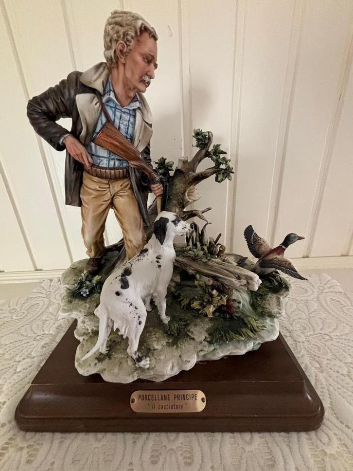 Beeldje Giuseppe Armani De Jager in perfecte staat, Antiek en Kunst, Kunst | Beelden en Houtsnijwerken, Ophalen