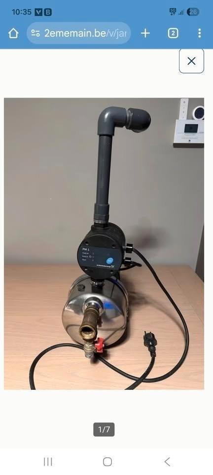 Pompe Grundfos à récupération d'eau de pluie, Maison & Meubles, Accessoires pour la Maison | Autre, Utilisé, Enlèvement