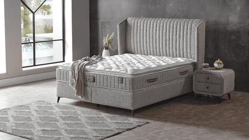 LIT AVEC COFFRE DE RANGEMENT, Huis en Inrichting, Slaapkamer | Bedden, Nieuw, Tweepersoons, 160 cm, 200 cm, Ophalen of Verzenden