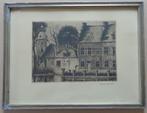 CARLO VAN HER / KASTEEL KARREVELD / ZW-W ETS / 26x34cm KADER, Antiek en Kunst, Kunst | Etsen en Gravures, Ophalen of Verzenden